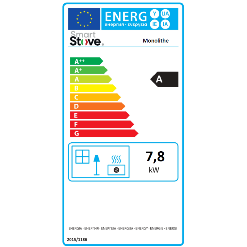 Poêle à bois Monolithe - 8 Kw