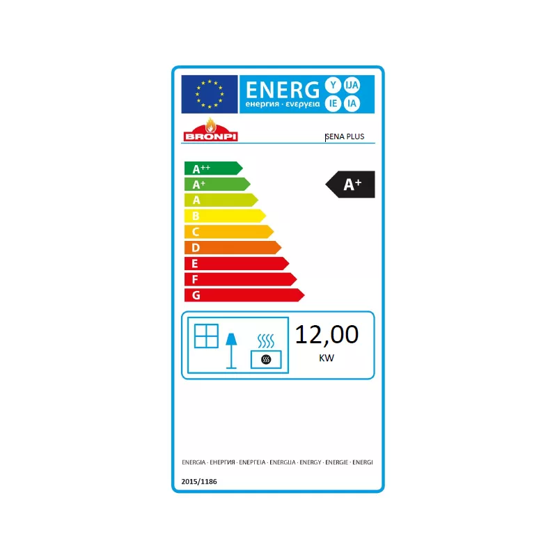 Poêle à bois Sena Plus - 12 Kw