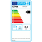 Poêle à granulés étanche (sortie dessus concentrique) Cristallo Silenzio Up - 9,2 Kw