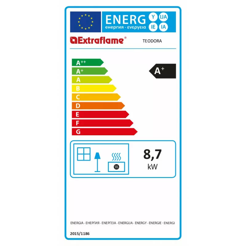 Poêle à Granulés Teodora Evo - 8 Kw